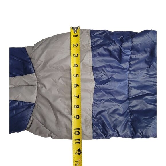 Miaododo Pet Outerwear 2XL Blue Gray Hooded Cotton Insulated Windproof Coat - Picture 6 of 11